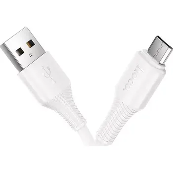 Kabel USB A na Micro USB Hoco 2,4A 1 m X120 bílý