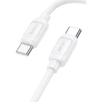 Náhradní díl pro mobilní telefon HOCO kabel typ C na typ C 5A 240W X115 1 m bílý