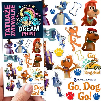 Odstranitelné tetování DOČASNÉ OMYVATELNÉ TETOVÁNÍ PRO DĚTI GAZU PEJSCI GAZU