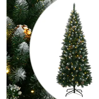 Vánoční stromek vidaXL Umělý vánoční stromek s 300 LED 240 cm