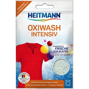 Odstraňovač skvrn HEITMANN BĚLIDLO A ODSTRAŇOVAČ SKVRN S AKTIVNÍM KYSLÍKEM 50G
