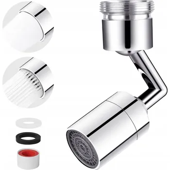 Vodovodní baterie BATERIE OTOČNÝ PERLÁTOR PRO KOHOUTEK 720° DVA REŽIMY PROVZDUŠŇOVÁNÍ VODY