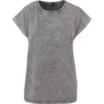 Build your Brand Dámské tričko "Acid Wash" - 5XL grey black