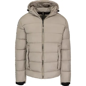 Pánská bunda PitBull West Coast - pánská zimní bunda AIRWAY 4 písková 2XL