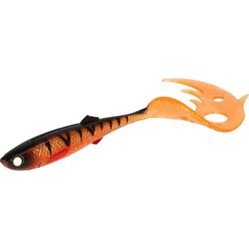 2ks - Gumová Nástraha Mikado Sicario Pike Tail 18cm Orange Perch
