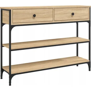 Konferenční stolek Konzolový stolek VidaXL obdélníkový 100 x 25 x 75 cm, dub sonoma