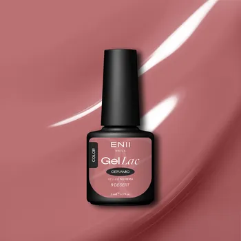 Lak na nehty ENII NAILS Gel lak Ceramic 09 Desert - gelový lak bez HEMA, 5 ml
