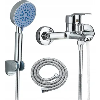 Vodovodní baterie Nástěnná vanová a sprchová baterie s jednou pákou Bedee 1,5 m