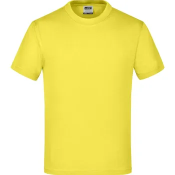pracovní tričko James & Nicholson Dětské tričko - XS yellow