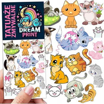 Odstranitelné tetování Filmová a herní nálepka na tetování Dětské vodní tetování Omyvatelné k narozeninám Dárek Dočasný dárek pro děti Originální opakovaně použitelné Spousta Vzorů