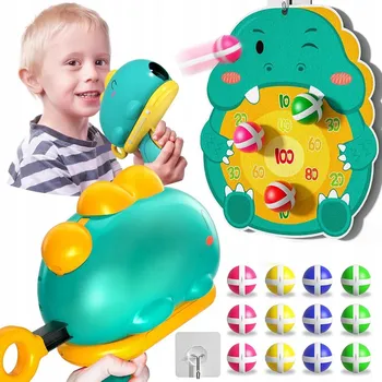 Dětská zbraň Hra šipky střelba na cíl pistole kuličky suchý zip terč