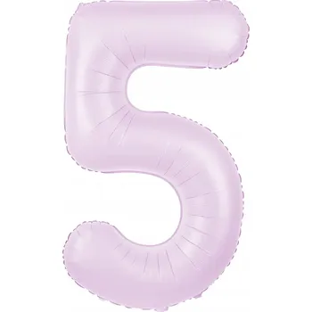 Balónek Fóliový balónek Číslice Číslo 5 LILKOVÝ dekorace k narozeninám VELKÝ 100 cm