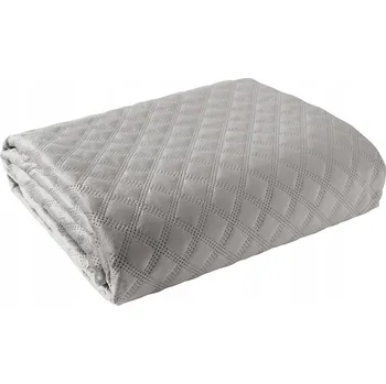 Prostěradlo Přehoz Markizeta z mikrovlákna 240 cm x 220 cm šedý