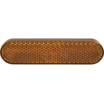 odrazka obdélníková, Q-TECH (oranžová, 95 x 23 mm)