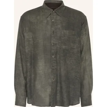 Pánská košile Our Legacy Pánská Košile Above Slightly Oversized Fit, tmavě...