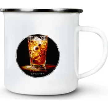 Eyes Tea - Plechový hrnek VELKÝ 400ml (500 ml po okraj) - 400 ml