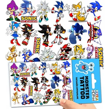 Odstranitelné tetování Filmová a herní nálepka na tetování Dětské vodní tetování Omyvatelné k narozeninám Dárek Dočasný dárek pro děti Originální opakovaně použitelné Spousta Vzorů