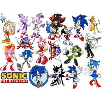 Odstranitelné tetování DOČASNÉ TETOVÁNÍ PRO DĚTI SONIC SADA