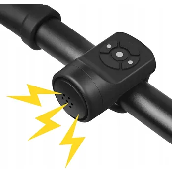 Zvonek na kolo HLASITÝ ZVONEK NA KOLO 120DB S ALARMEM VODĚODOLNÝ NA KOLO