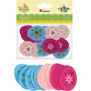 samolepka Filcové Samolepky Titanum, 18 ks