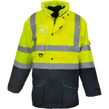 pracovní bunda Yoko Hi-Vis 7-v-1 Bunda - XXL hi vis yellow/navy