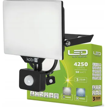 LED Reflektor Halogen s Pohybovým a Soumrakovým Čidlem 50W 4000K IP54 LLS