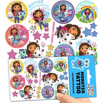 Odstranitelné tetování Filmová a herní nálepka na tetování Dětské vodní tetování Omyvatelné k narozeninám Dárek Dočasný dárek pro děti Originální opakovaně použitelné Spousta Vzorů