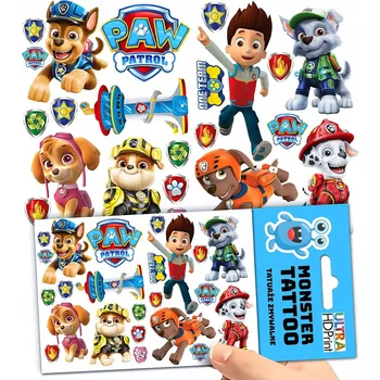 Odstranitelné tetování Filmová a herní nálepka na tetování Dětské vodní tetování Omyvatelné k narozeninám Dárek Dočasný dárek pro děti Originální opakovaně použitelné Spousta Vzorů