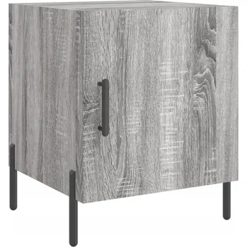 Noční stolek Noční stolek z dřevotřísky, šedý dub sonoma, 40x40x50 cm