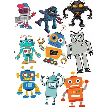 Odstranitelné tetování Smyvatelné tetování pro děti - ROBOTI