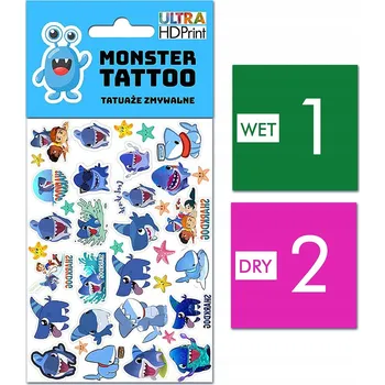 Odstranitelné tetování Filmová a herní nálepka na tetování Dětské vodní tetování Omyvatelné k narozeninám Dárek Dočasný dárek pro děti Originální opakovaně použitelné Spousta Vzorů