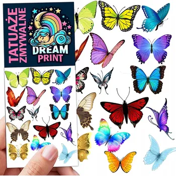 Tetování Smyvatelné tetování pro děti - Motýlci