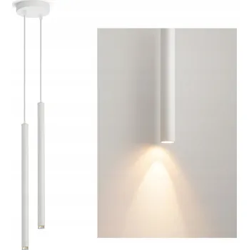 Závěsné stropní svítidlo Laser Sopel Tuba 854-EZ2 Bílé G9 2-bodové LED