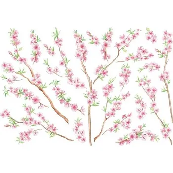 Samolepící dekorace 57101 Peach Branch, samolepící dekorace Crearreda větev, velikost 70x100cm