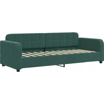 Pohovka Rozkládací pohovka, tmavě zelená, 223 x 91 x 71 cm