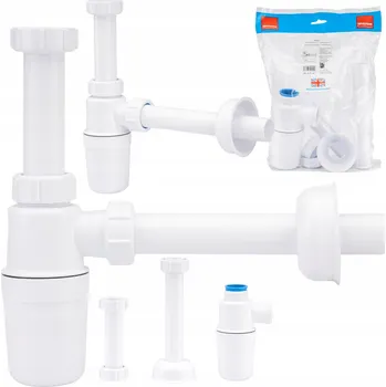 Sifon McAlpine Umyvadlový sifon Bottle 5/4x32mm bez odtoku HC2-J