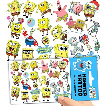 Tetování Filmová a herní nálepka na tetování Dětské vodní tetování Omyvatelné k narozeninám Dárek Dočasný dárek pro děti Originální opakovaně použitelné Spousta Vzorů