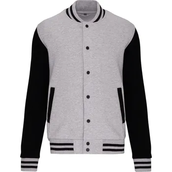 pracovní bunda Kariban Unisex college bunda "Teddy" - XXL oxford grey/black