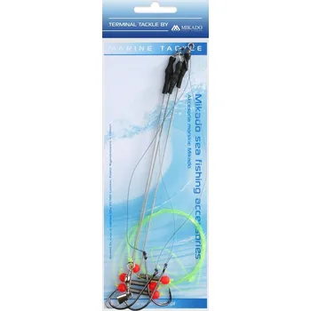 Mořský Návazec Mikado Steel Boom Rig With Swivel Háček 2/0