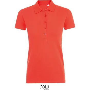 SOL's Collection Dámské elastické piqué polo - XXL hibiscus