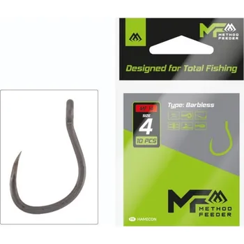 Rybářský háček 10ks - Háček Mikado MF14 Velikost 12 Bez Protihrotu