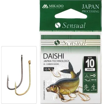 Rybářský háček 10ks Háček Mikado Sensual Daishi Velikost 12