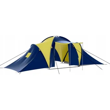 Stan Stan pro 9 osob, 3 místnosti, modro-žlutý, 570x385x170 cm