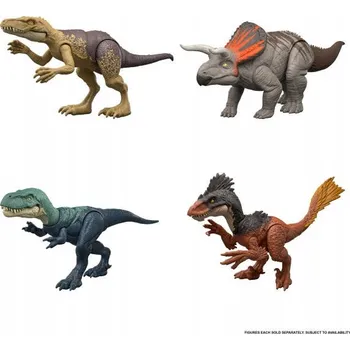 Figurka Jurský svět Útočící dinosaurus - polohovatelná figurka s útočnou funkcí