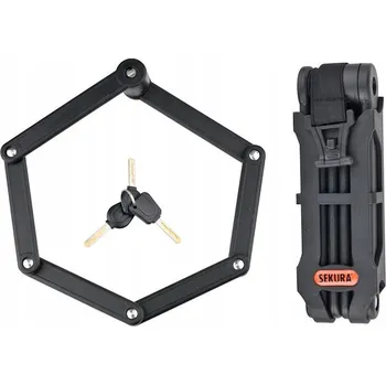 Zámek na kolo Zabezpečení kola skládací zámek Sekura KB11.16