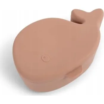 Svačinový box Filibabba Krabička na svačinu Velryba Misty Rose