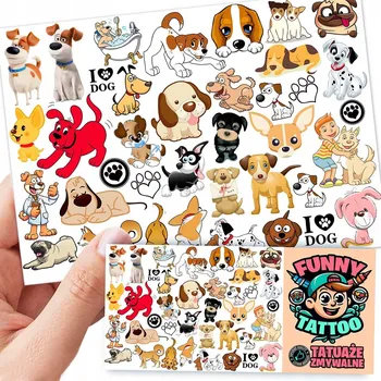 Tetování Filmová a herní nálepka na tetování Dětské vodní tetování Omyvatelné k narozeninám Dárek Dočasný dárek pro děti Originální opakovaně použitelné Spousta Vzorů