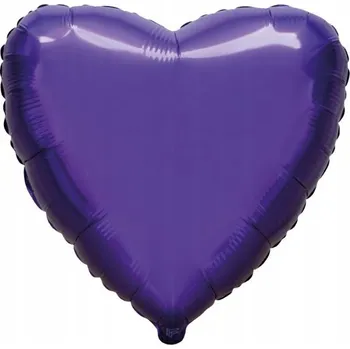 Balónek Fóliový balónek 18" FX - Srdce (fialové), balený