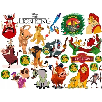 Odstranitelné tetování DOČASNÉ OMYVATELNÉ TETOVÁNÍ PRO DĚTI Lví král SADA