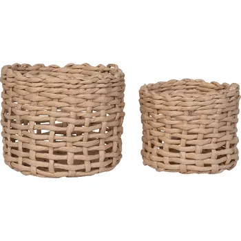 Úložný box House Nordic Košík Penela set 2 ks (Světle hnědá)